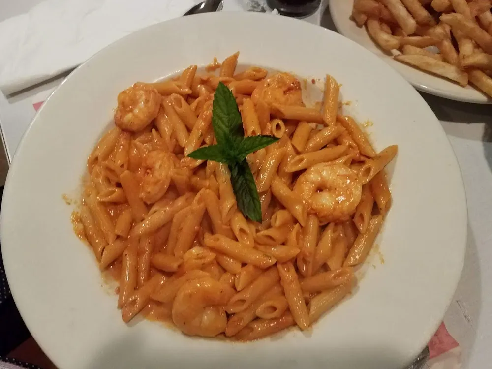 Penne Vodka and Shrimp